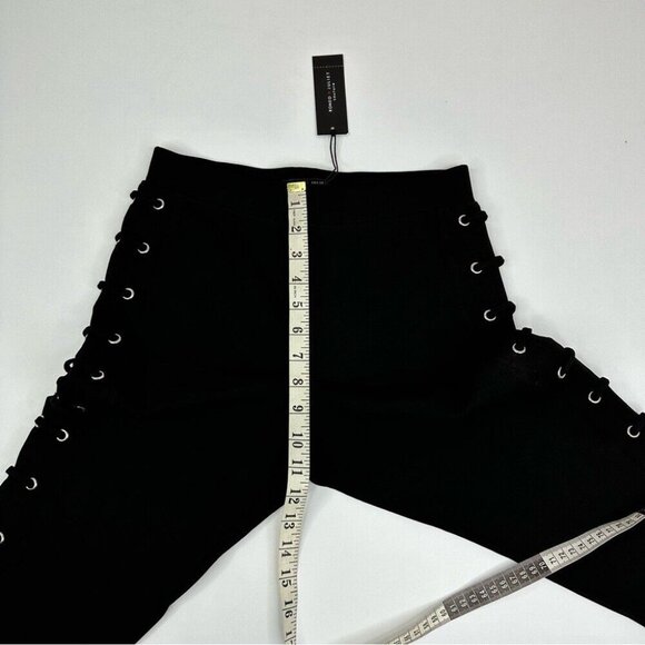 Romeo & Juliet‎ NWT Black Grommet Stretchy Mid-Rise Grunge Leggings S/W26/L28 - Picture 9 of 11